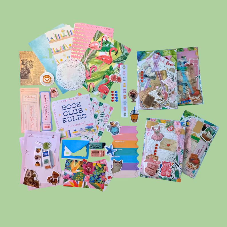 Junk Journal Mystery Pack 50+ pcs photo 2