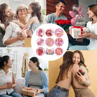 Pink Coaster Diamond Painting Set – 8 Pieces photo 4