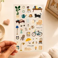 Home, Cats & Simple Joys Collection - Colección Hogar, Gatos y Alegrías Simples - Hoja de stickers — Vida Acogedora con Gatos photo 4
