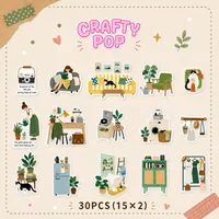 Home Sweet Home • Cozy Corners - Hogar Dulce Hogar - 30 stickers photo 1