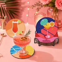 Summer Cocktail Diamond Painting Set - 8 Pieces photo 2
